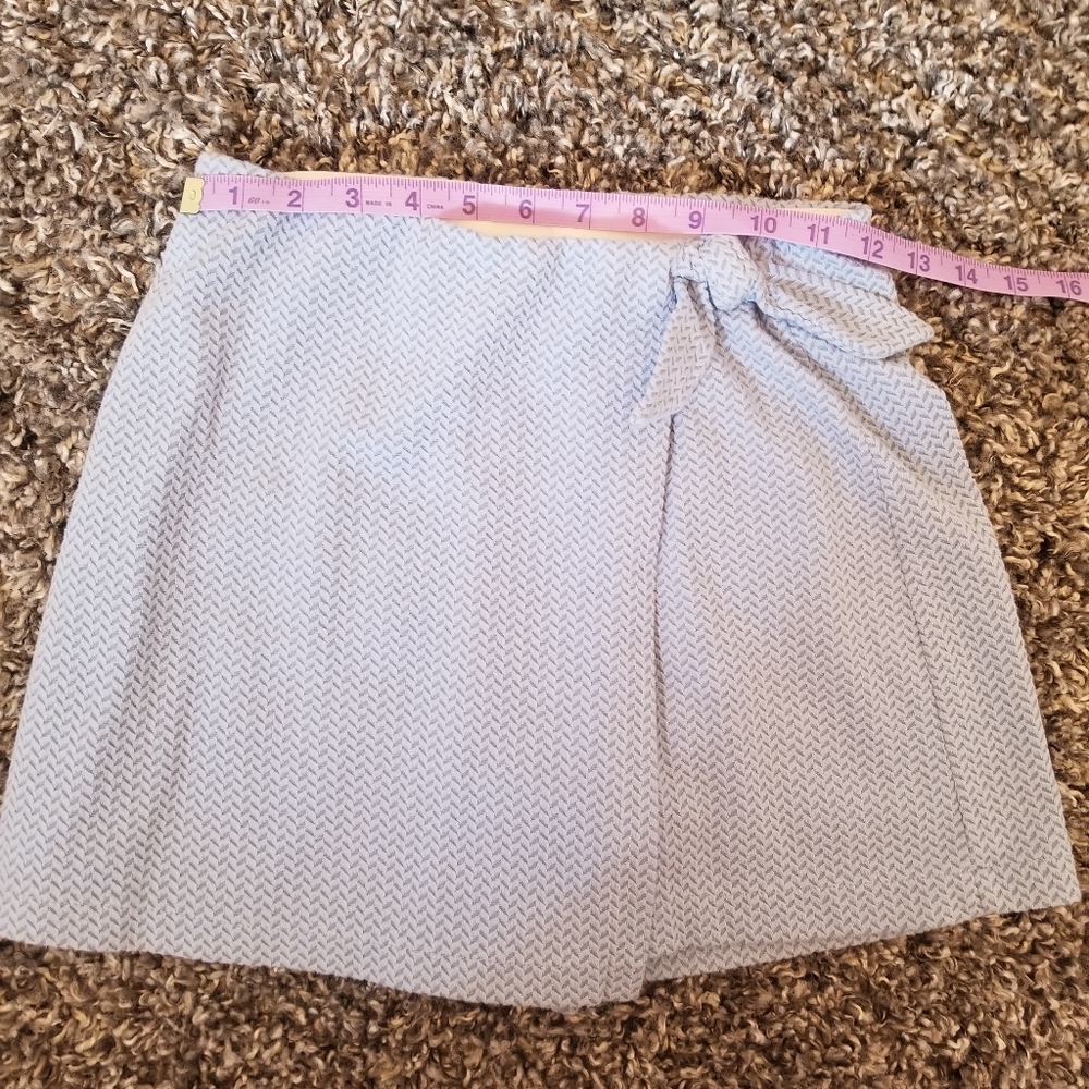 Light blue ribbed skort - Picture 2 of 4